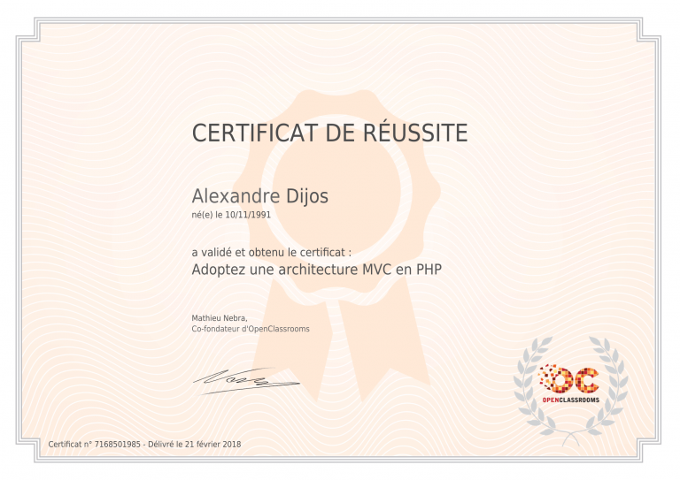 certificat_alexandre-dijos_adoptez-une-architecture-mvc-en-php-1